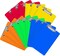 15-Pack Plastic Clipboards – Assorted Colors, A4 Letter Size (12.5×9 in)